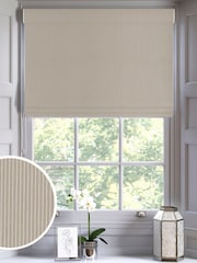 Fawn Natural Coil Made to Measure Roman Blind - Image 1 of 6