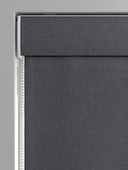 Black Charcoal Viam Made to Measure Roman Blind - Image 4 of 6