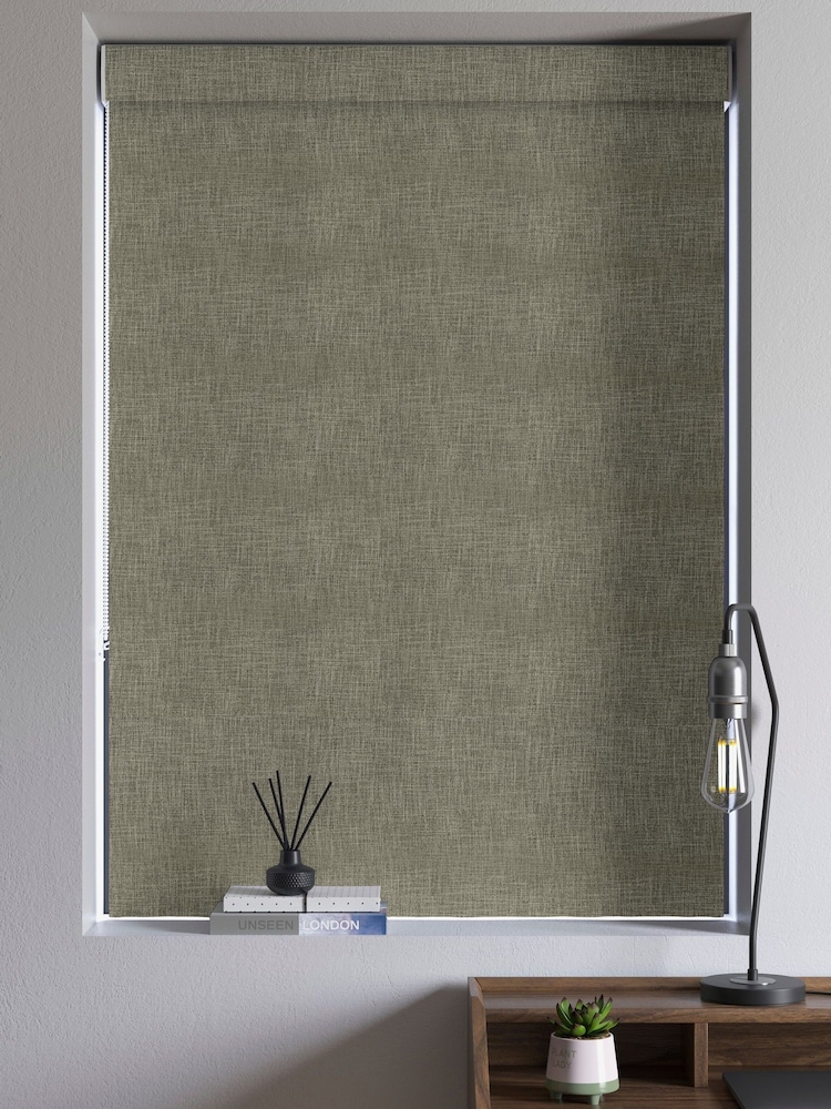 Olive Green Viam Made to Measure Roman Blind - Image 2 of 6