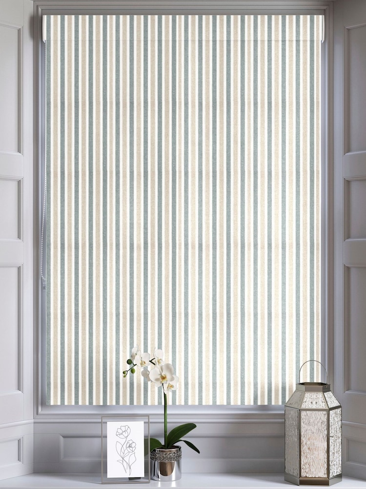 Seafoam Blue Dendi Made to Measure Roman Blind - Image 2 of 6