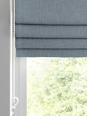 Danube Blue Viam Made to Measure Roman Blind - Image 2 of 6