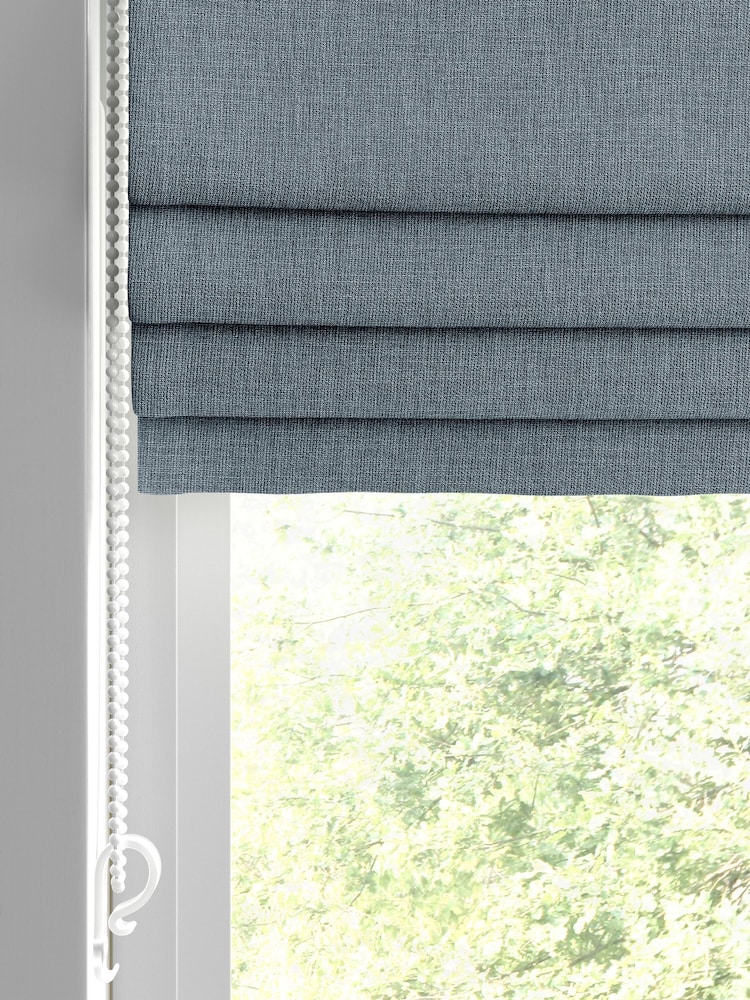 Danube Blue Viam Made to Measure Roman Blind - Image 2 of 6