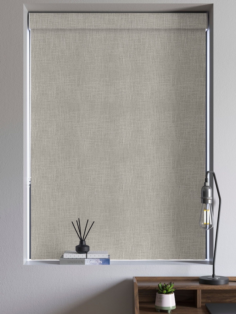 Dove Grey Viam Made to Measure Roman Blind - Image 2 of 6