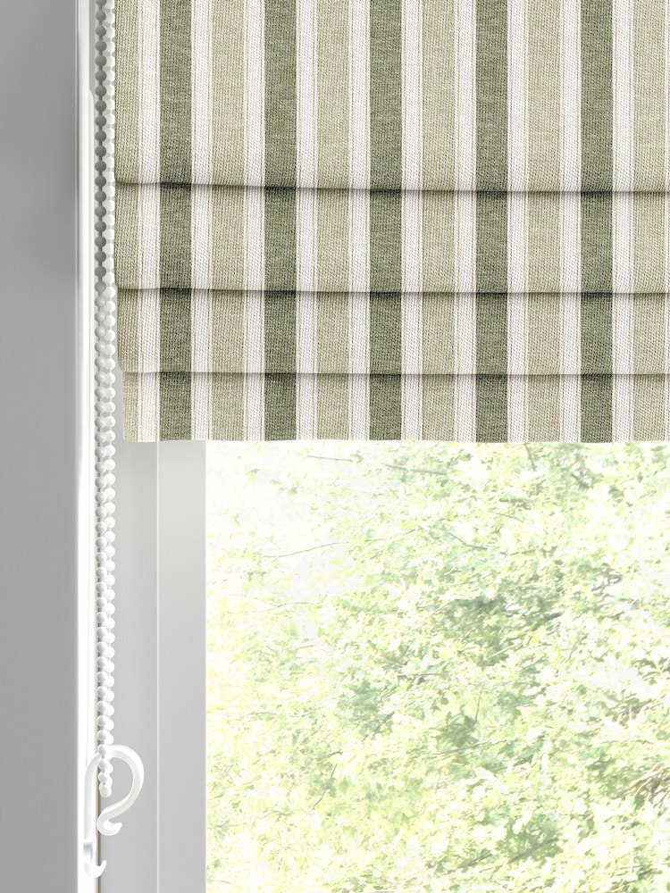 Sage Green Dendi Made to Measure Roman Blind - Image 2 of 6