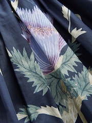 Navy Blue Floral Kew Collection Prom Dress (3-12yrs) - Image 7 of 8