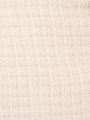 Adrianna Papell White Tweed Pearl Short Dress - Image 6 of 6