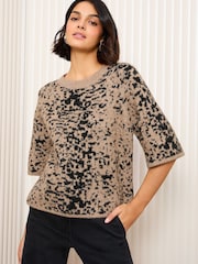 Friends Like These Animal Knitted Top - Image 1 of 4