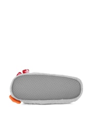 Loungeable Grey Christmas Fairisle Penguin Slippers - Image 6 of 6