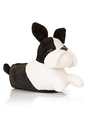 Loungeable Brown French Bulldog Slippers - Image 1 of 4