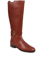 Jones Bootmaker Emaline Leather Long Brown Boots - Image 4 of 7