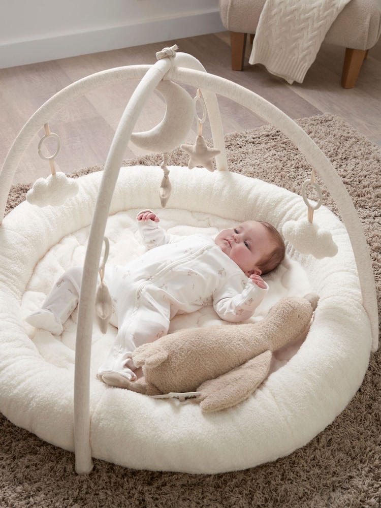 Mamas & Papas Cream Welcome To The World Duckling Playmat - Image 1 of 9