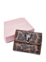 Moda in Pelle Leopard Print Layla Larry Purse - Image 1 of 4