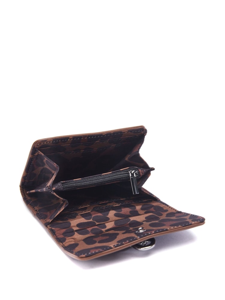 Moda in Pelle Leopard Print Layla Larry Purse - Image 2 of 4