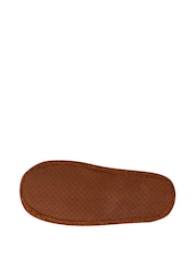 Loungeable Cream Borg Cowboy Bootie Slippers - Image 6 of 6