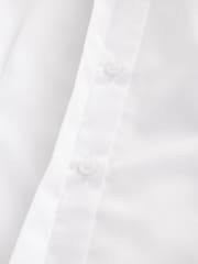 White Short Sleeve Fitted School Shirts 2 Pack (3-18yrs) - Image 5 of 5
