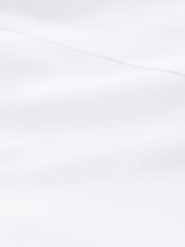 White Short Sleeve Fitted School Shirts 5 Pack (3-18yrs) - Image 5 of 5