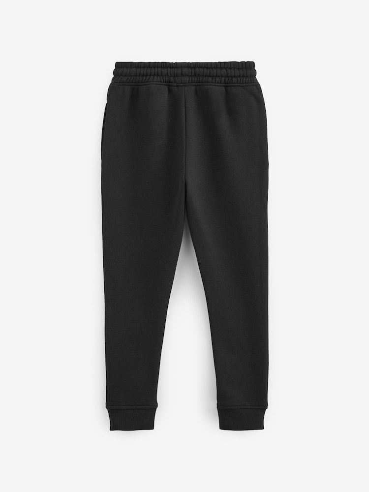 New Black Skinny Fit Joggers 2 Pack (3-16yrs) - Image 1 of 2