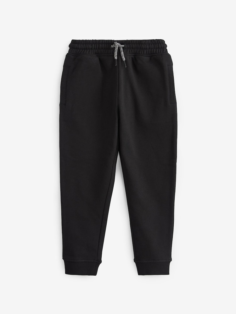 New Black Slim Fit Joggers 2 Pack (3-16yrs) - Image 3 of 5