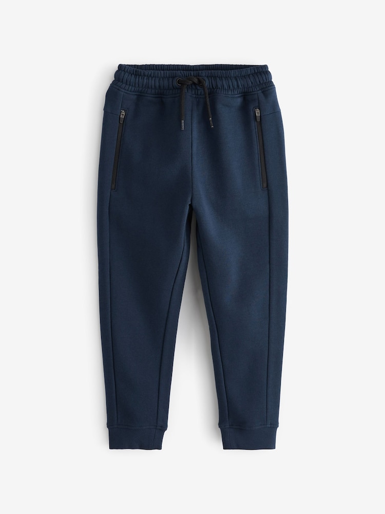 Multi Slim Fit Slim Fit Zip Joggers 3 Pack (3-16yrs) - Image 2 of 7