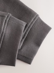 Black/Navy/Grey Slim Fit Basic Joggers 5 Pack (3-16yrs) - Image 8 of 8