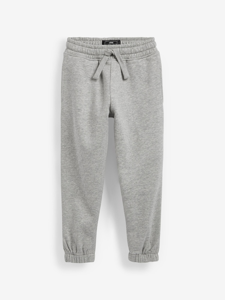 Grey Marl Regular Fit Basic Joggers (3-16yrs) - Image 1 of 3