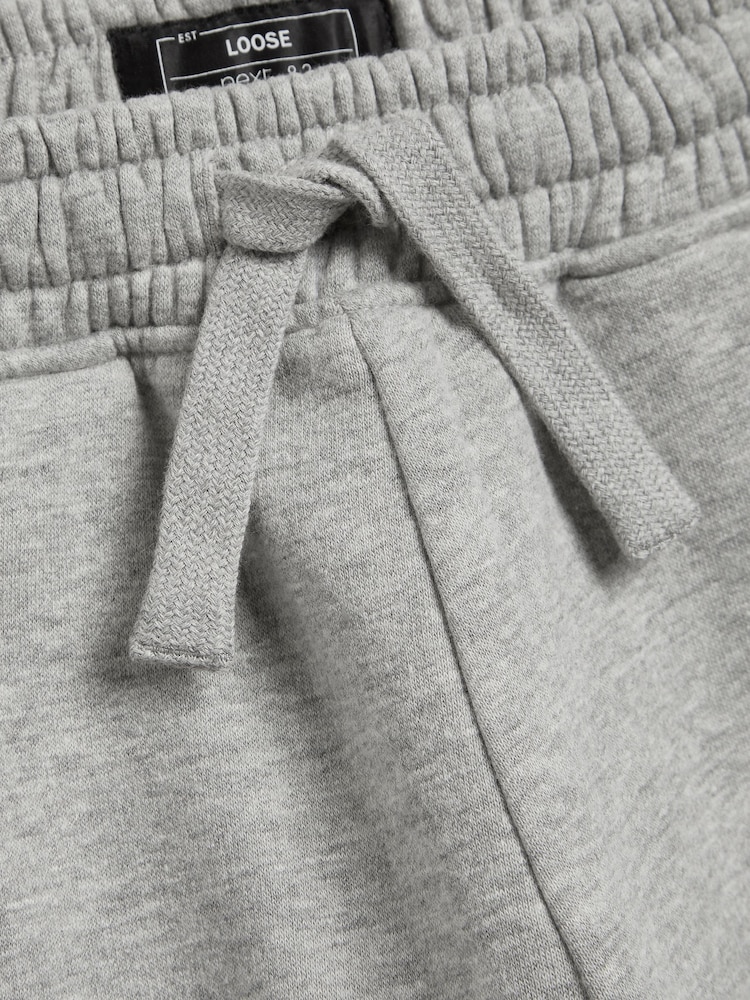 Grey Marl Regular Fit Basic Joggers (3-16yrs) - Image 3 of 3