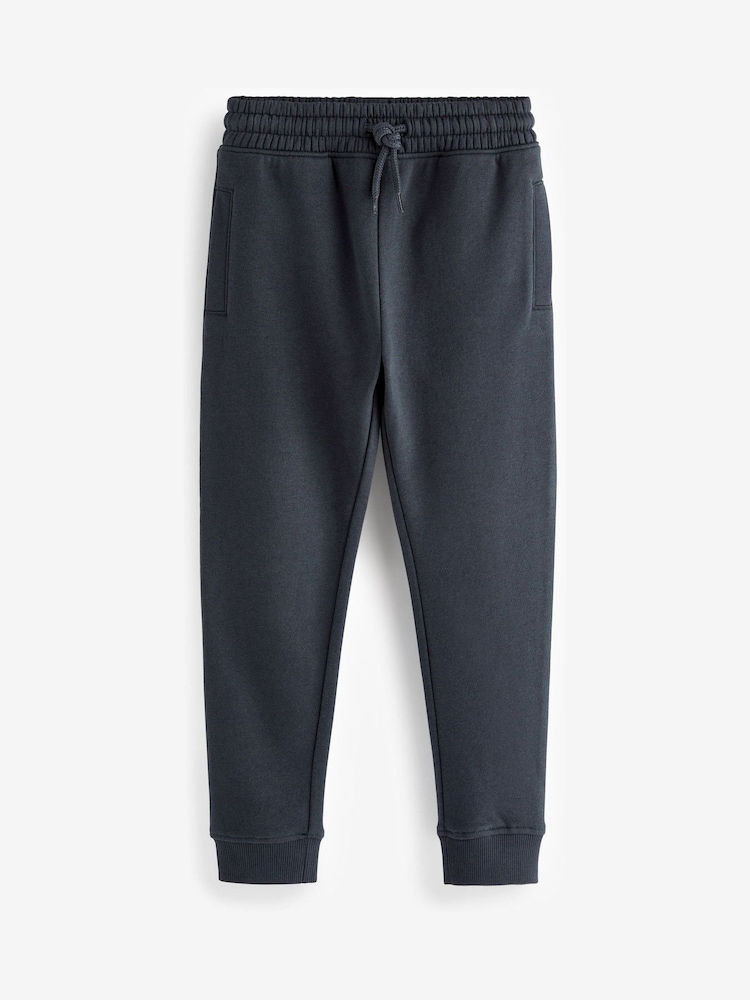 Navy Blue Skinny Fit Basic Joggers (3-16yrs) - Image 1 of 3 Navy Blue Skinny Fit Basic Joggers (3-16yrs) - Image 1 of 3