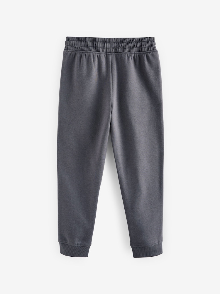 Charcoal Slim Fit Basic Joggers (3-16yrs) - Image 2 of 2