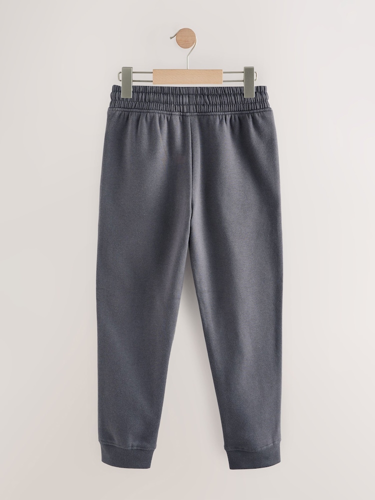 Charcoal Slim Fit Basic Joggers (3-16yrs) - Image 2 of 2 Charcoal Slim Fit Basic Joggers (3-16yrs) - Image 2 of 2