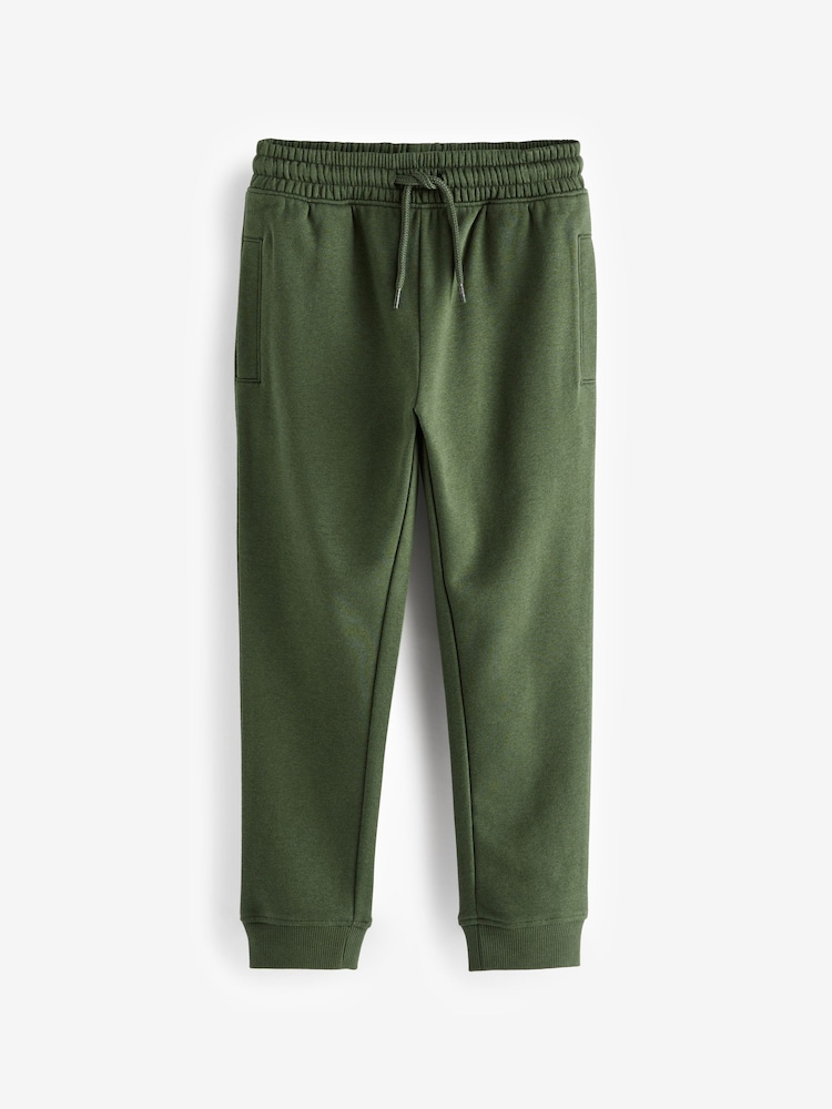 Khaki Green Slim Fit Basic Joggers (3-16yrs) - Image 1 of 3