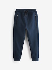 New Navy Slim Fit Zip Joggers (3-16yrs) - Image 1 of 1