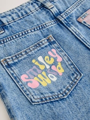 Blue Denim SmileyWorld® Barrel Jeans (3-16yrs) - Image 4 of 5