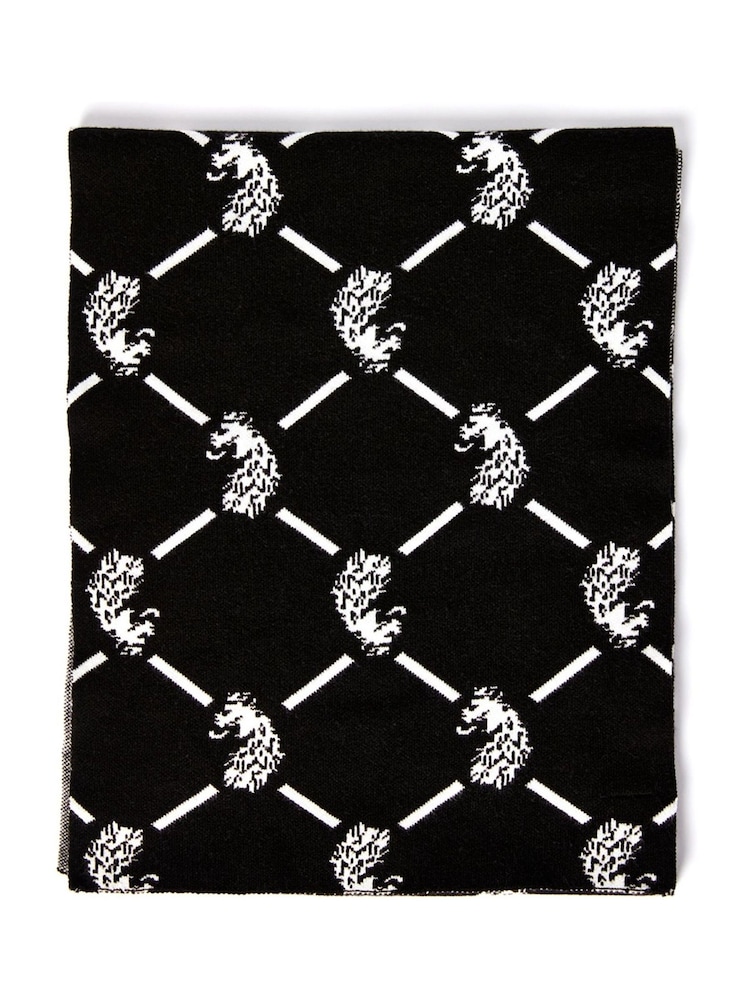 Luke 1977 Winter Repeats Black Scarf - Image 1 of 3