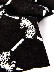 Luke 1977 Winter Repeats Black Scarf - Image 3 of 3