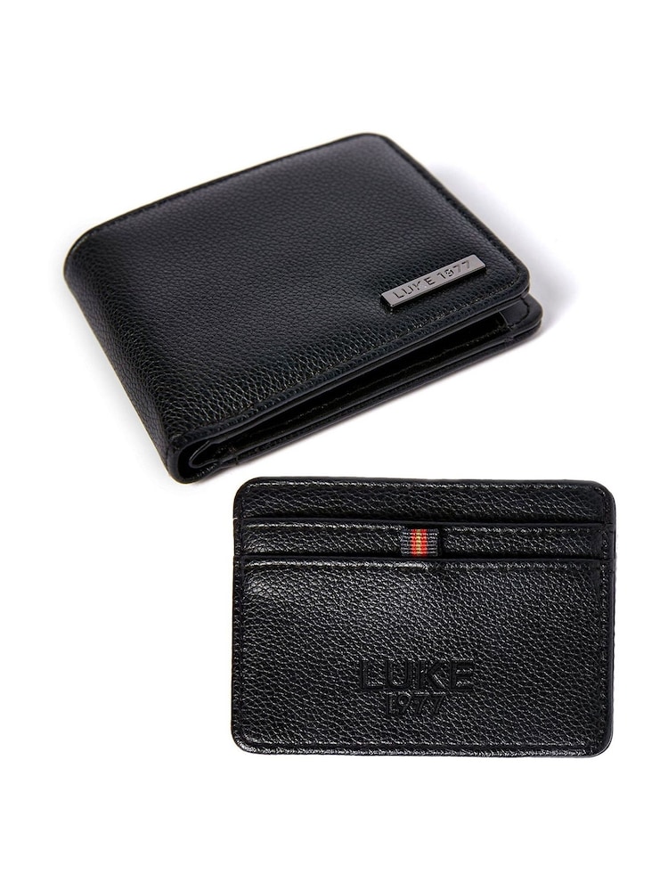 Luke 1977 Black Dover Wallet And Card Holder - Image 1 of 6