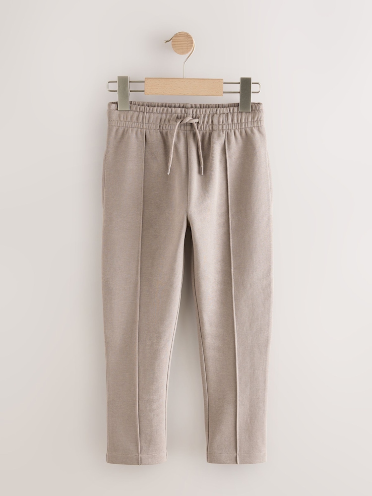 New Mink Brown Slim Fit Smart Joggers (3-16yrs) - Image 1 of 4 New Mink Brown Slim Fit Smart Joggers (3-16yrs) - Image 1 of 4