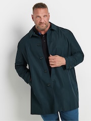 BadRhino Big & Tall Blue Trench Jacket - Image 1 of 4