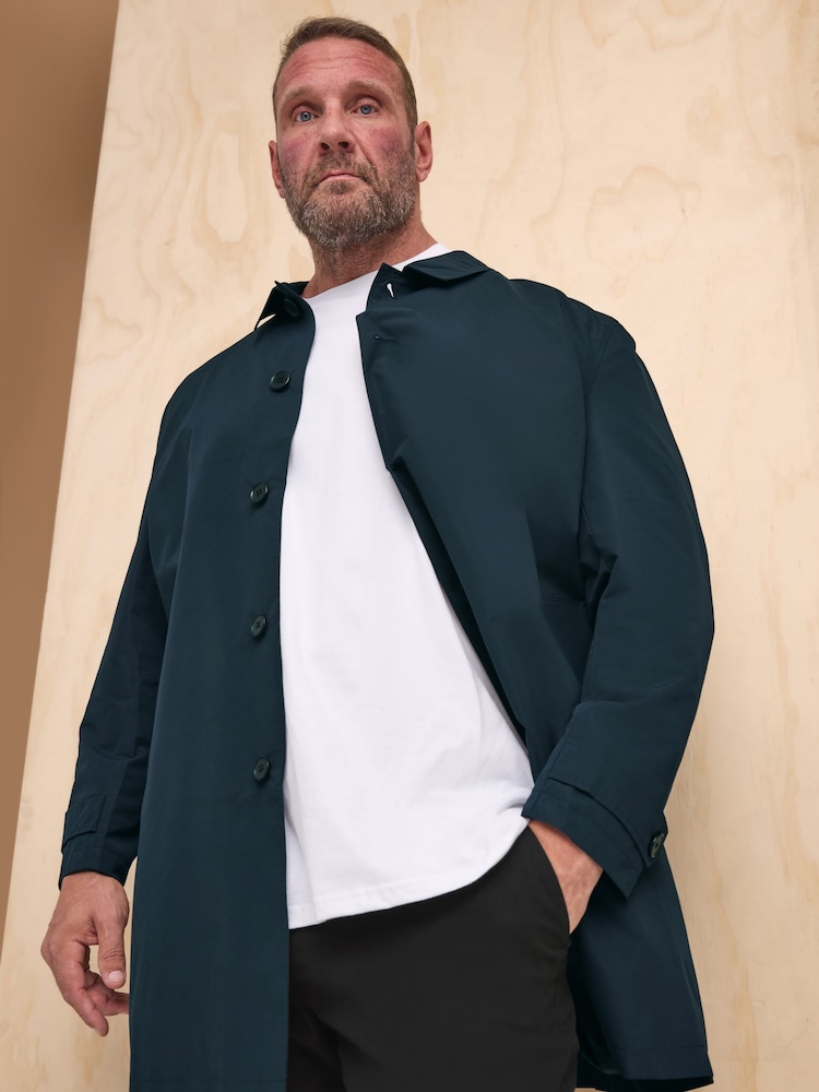 BadRhino Big & Tall Blue Trench Jacket - Image 2 of 4