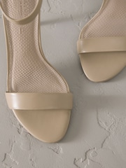 Camel Signature Premium Leather High Round Toe Simple Sandals - Image 5 of 6