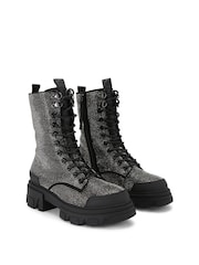 KG Kurt Geiger Trekker Gem Black Boots - Image 3 of 7