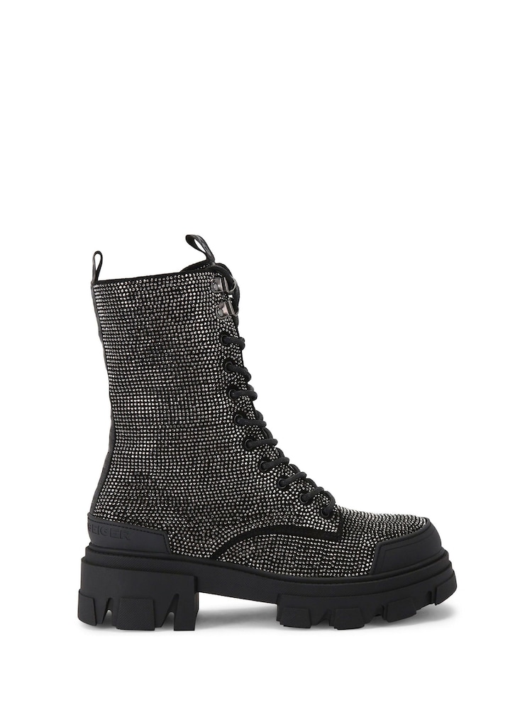 KG Kurt Geiger Trekker Gem Black Boots - Image 7 of 7