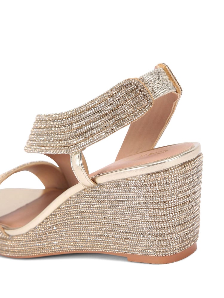 Dorado champán - Sandalias con cuña Gala 70 de Carvela - Imagen 5 de 5 Dorado champán - Sandalias con cuña Gala 70 de Carvela - Imagen 5 de 5