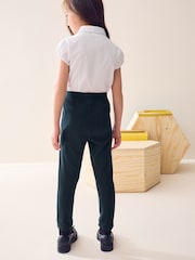 Navy Pull-On Cotton Rich Stretch School Trousers (3-16yrs) - Image 2 of 8