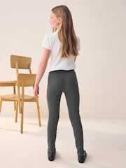 Grey Regular Length Skinny Fit Stretch High Waist School Trousers (9-18yrs) - Image 4 of 8