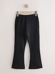 Black - Pull-On Cotton Rich Stretch Flared School Trousers (3-17yrs) - Image 6 of 8