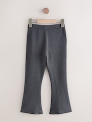 Grey - Pull-On Cotton Rich Stretch Flared School Trousers (3-17yrs) - Image 6 of 8