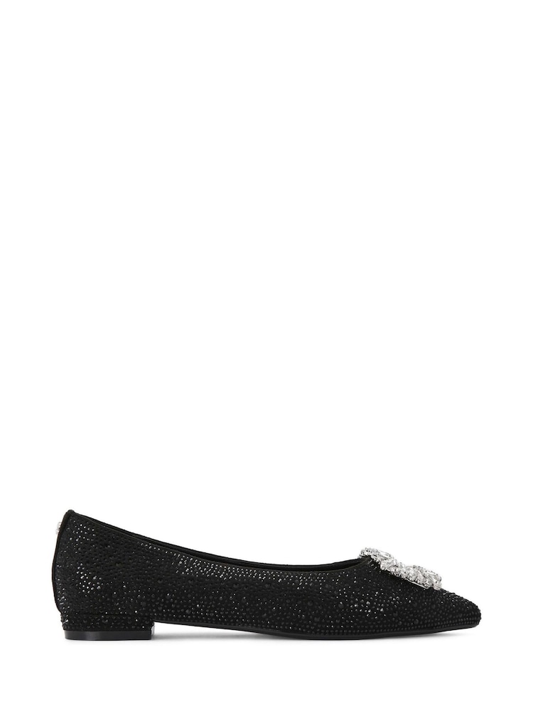 Carvela Virtue Flat Black Shoes - Image 1 of 4