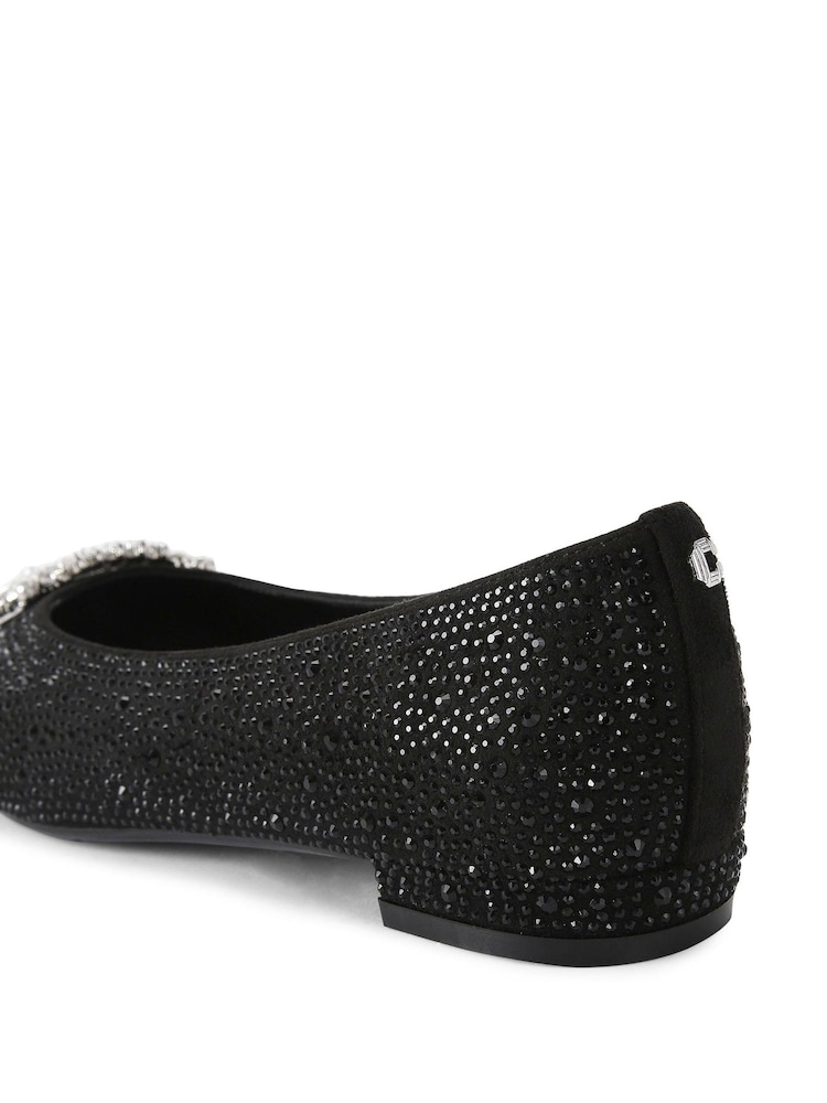 Carvela Virtue Flat Black Shoes - Image 3 of 4