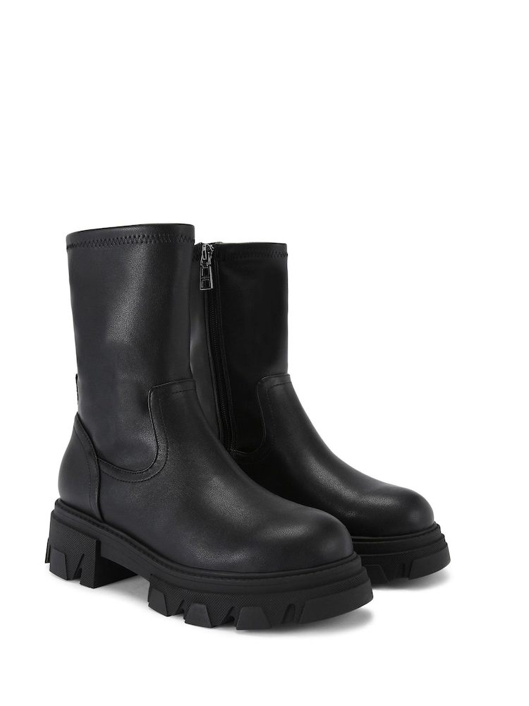 Carvela Explorer Sock Black Boots - Image 5 of 5