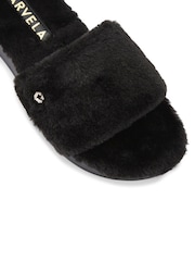 Carvela Cloud Cosy Black Sandals - Image 4 of 5